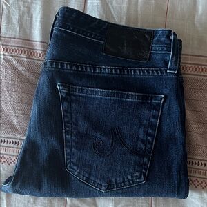 AG Adriano Goldschmied Dark Blue Denim Jeans